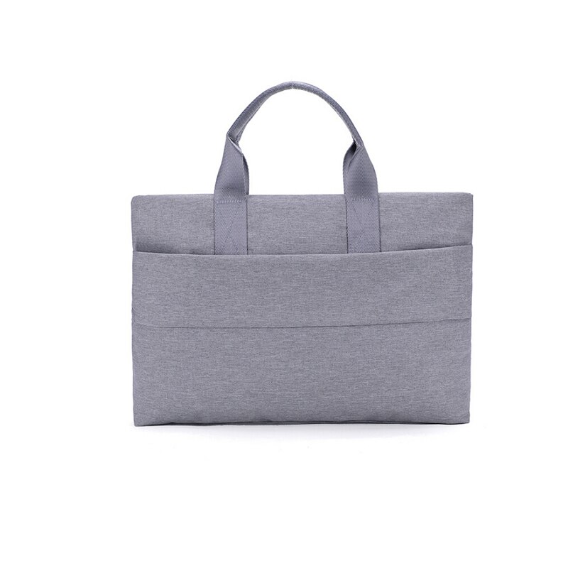 Laptop Sleeve Bag Handbag Briefcase Portable Notebook Tablet Bag Lightweight Briefcase: gray