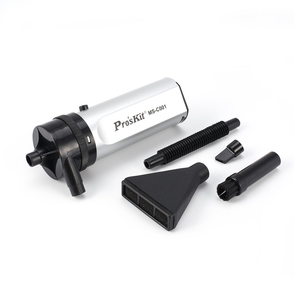 ProsKit MS-C001 Mini aspiradora portátil de alta potencia portátil para disco Hardware teclado pantalla USB colector de polvo portátil