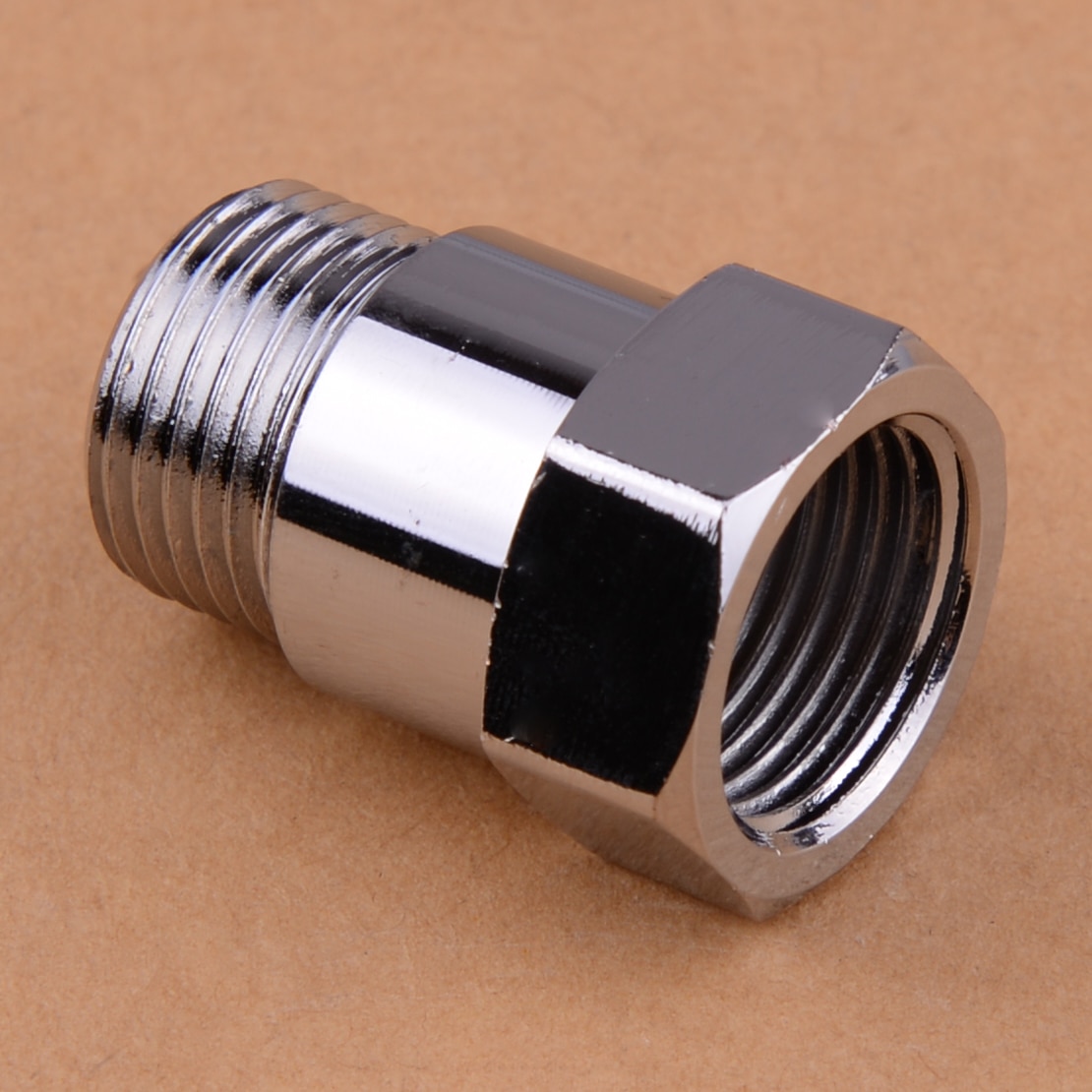 CITALL Car Auto Silver M18 x 1.5 HHO O2 Oxygen Sensor Extender Adapter Fitting Eliminator Test Pipe Extension Spacer Bung