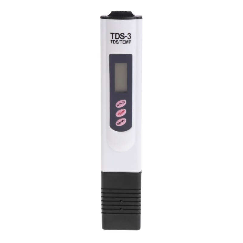 Portable TDS LCD stylo numérique compteur d'eau température mètre PPM filtre mesure de l'eau pureté testeur TDS mètre: WHITE