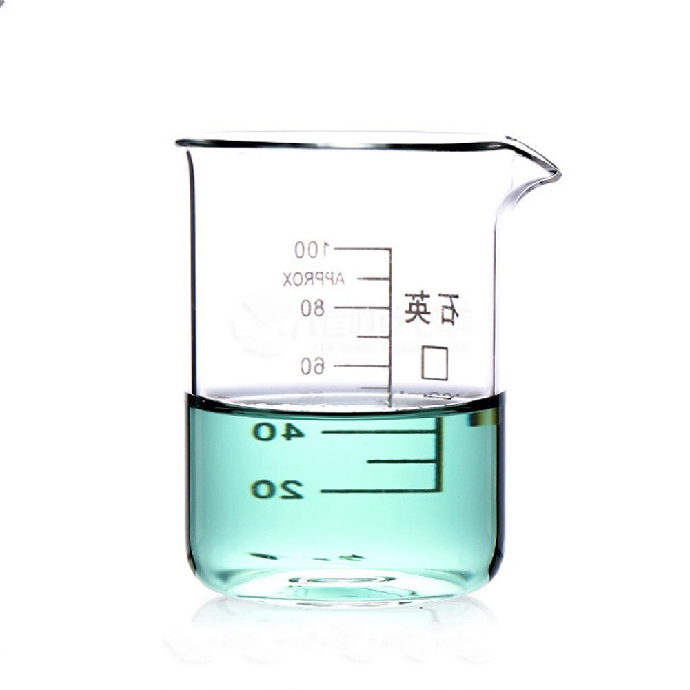 1pcs Quartz Beaker 50ml-500ml Chemistry Laboratory Borosilicate Glass Transparent Beaker Flask Crucible with Lids