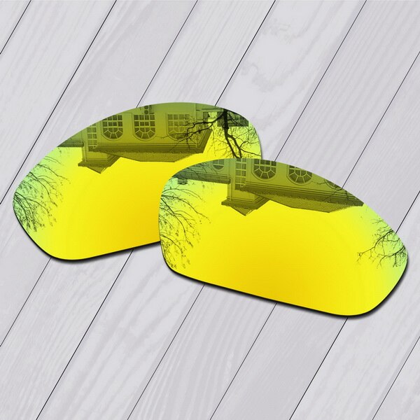 E.O.S Polarized Enhanced Replacement Lenses for Oakley Monster Dog Sunglasses - Multiple Choice: 24K Golden