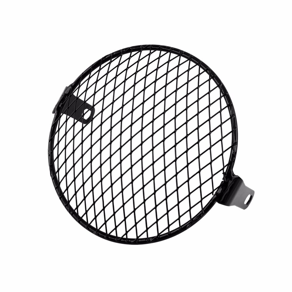 Motorcycle Grill Diamond Side Mount Headlight Cover Mask For Cafe Racer Headlight Cover Mask Headlight Grill Cover