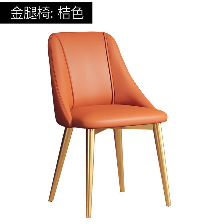 modern einfach Essen Tabelle Sessel Rückenlehne Computer Pult Schemel nordisch Schlafzimmer bilden bilden hell Luxus Essen Sessel Heimat: B Orange