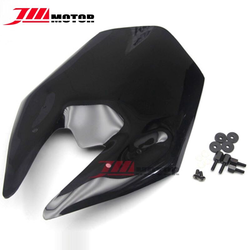 Pare-brise à Double bulle pour moto Kawasaki Z800, couleur verte, , , , , ,: Black