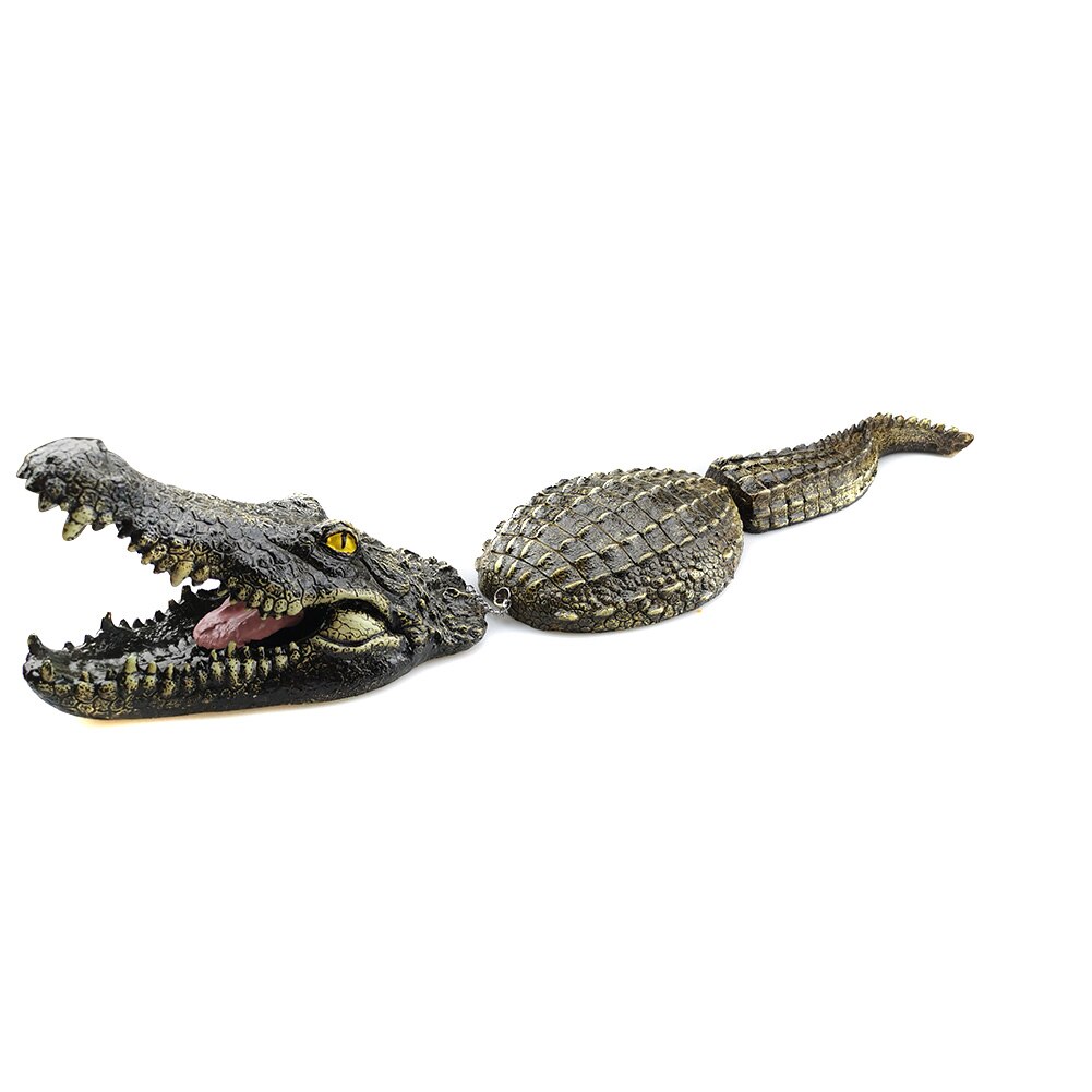 3Pcs/set Floating Resin Artificial Crocodiles for Pond Pool Water Garden Decorations Ornaments DC120