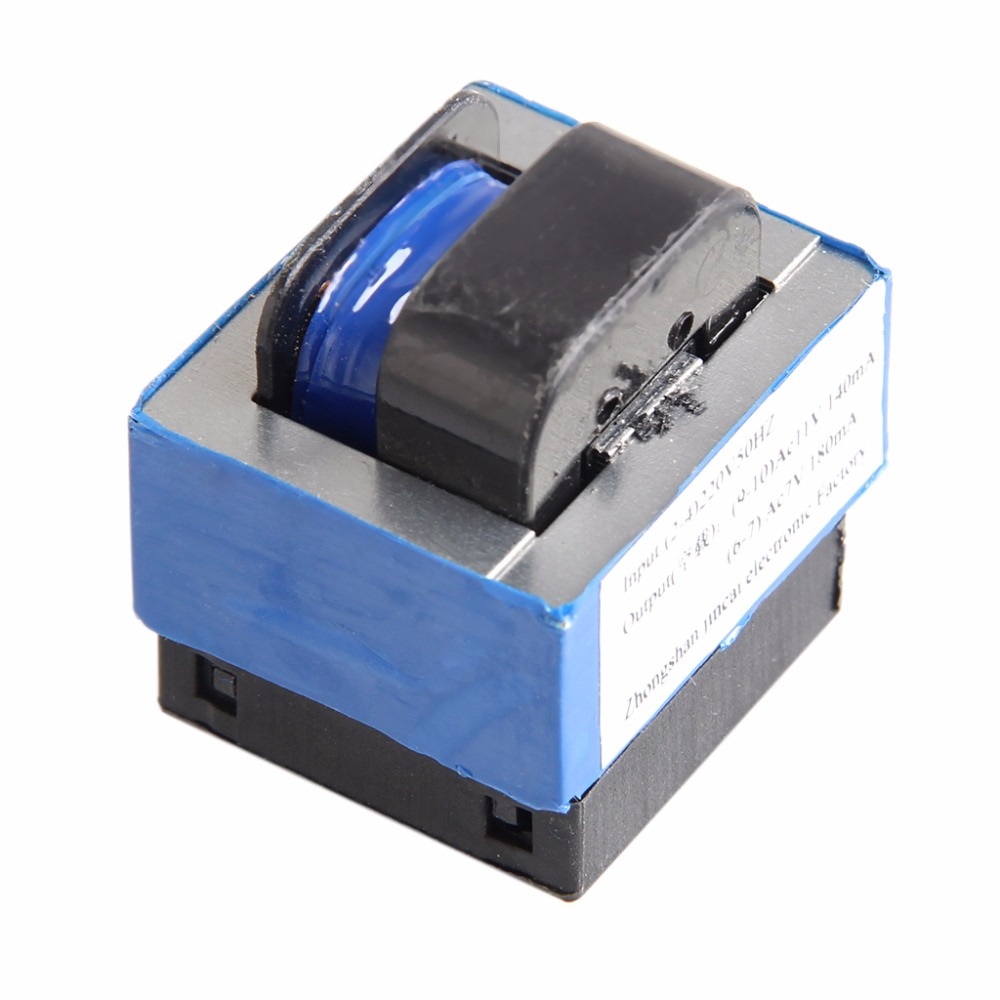 Transformador de potencia para horno microondas, herramienta de transformador de 7 pines AC 220V a 11V/7V 140mA/180mA