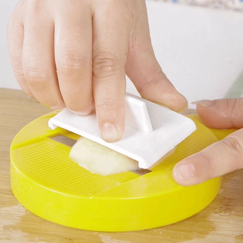 Microwave Oven Fat Potato Chips Maker Apple Fruit Potato Crisp Chip Slicer Snack Maker DIY Set Tray Kitchen Tool Random Color