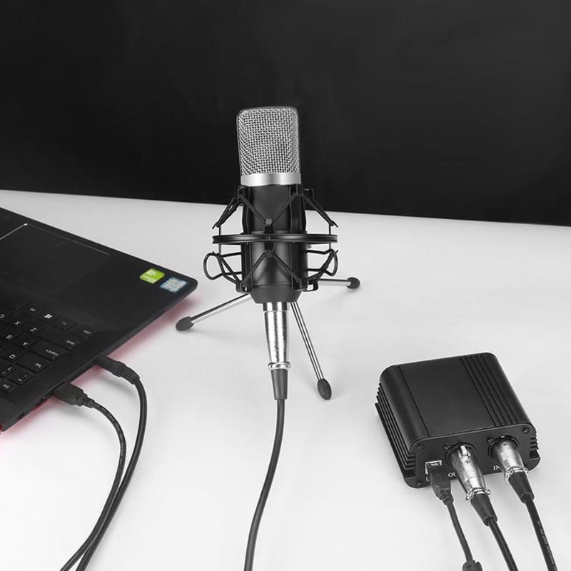 48V USB Netzteil Spannung Stabilisierung Ohne Lärm für Mini Kondensator Mikrofon Aufnahme Ausrügestochen Tragbare