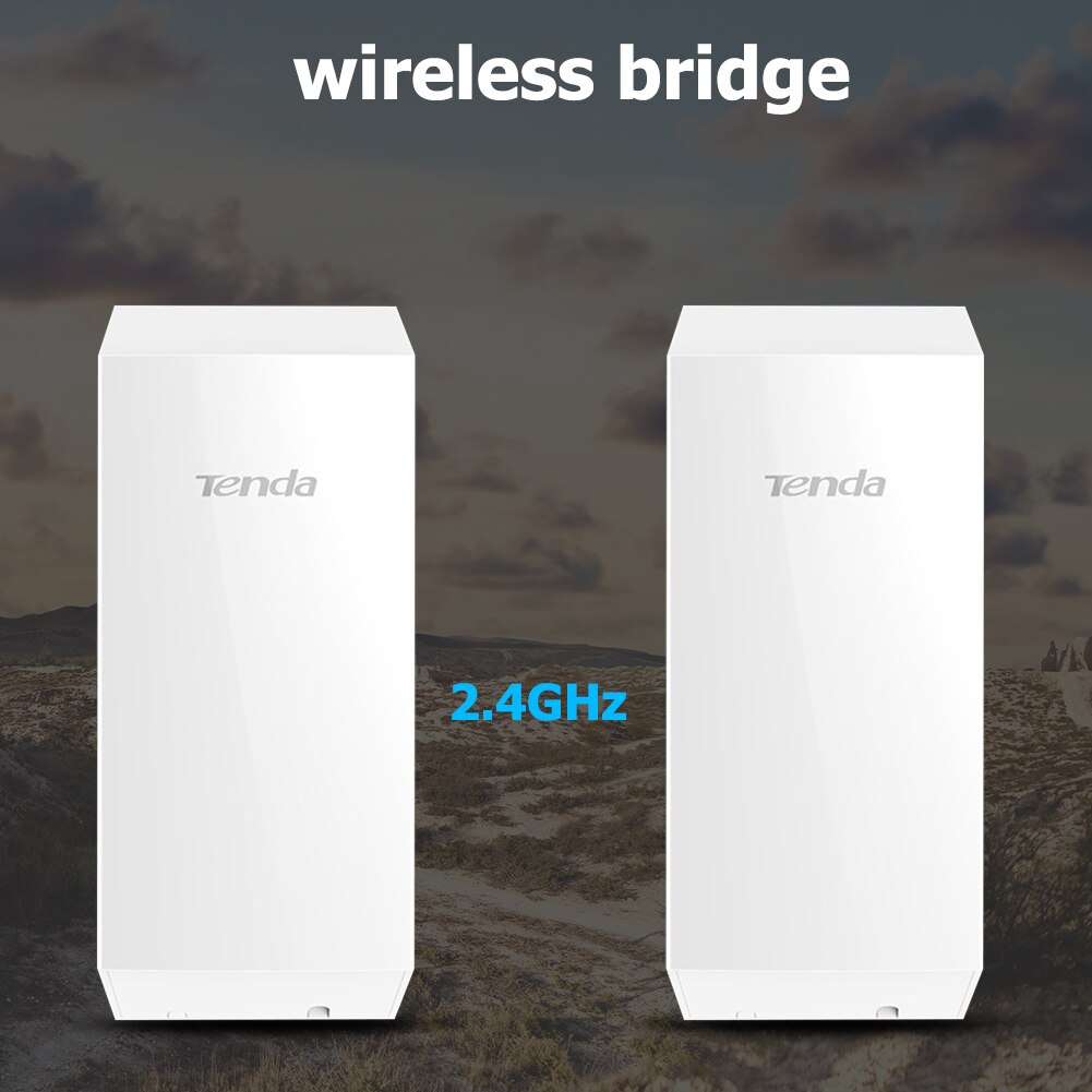 Pont de Surveillance sans fil AP, 300Mbps, 2.4GHz, 2 pièces, moniteur de sécurité, pour l&#39;extérieur