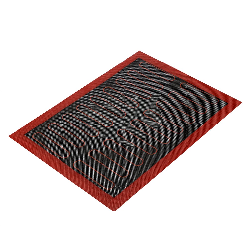 Hilife non-stick bagemåtte 40*30cm silikonemåtte ovnpladeforing til macaron cookie brød puff perforeret pad wienerbrød værktøj
