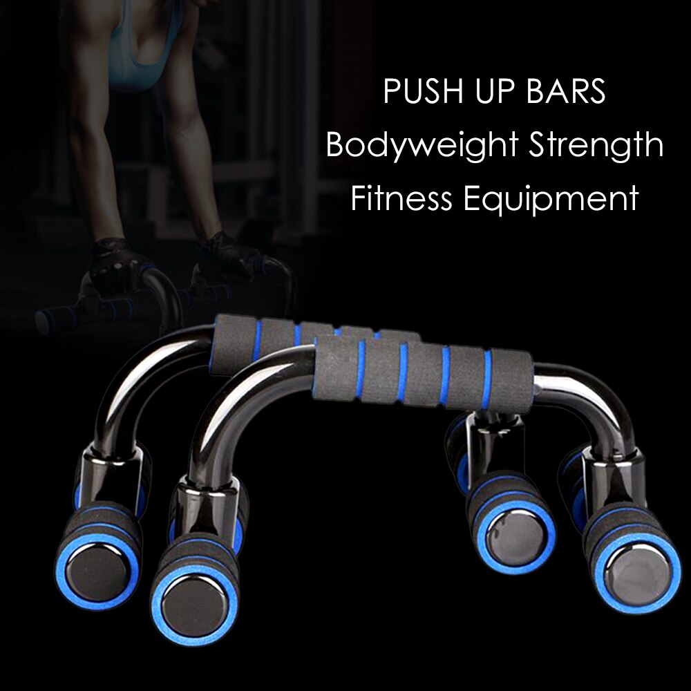 Push Up Stands equipo de entrenamiento de fuerza de entrenamiento Pushup Bar Handstand mango con agarre de espuma equipo de Fitness para gimnasio en casa