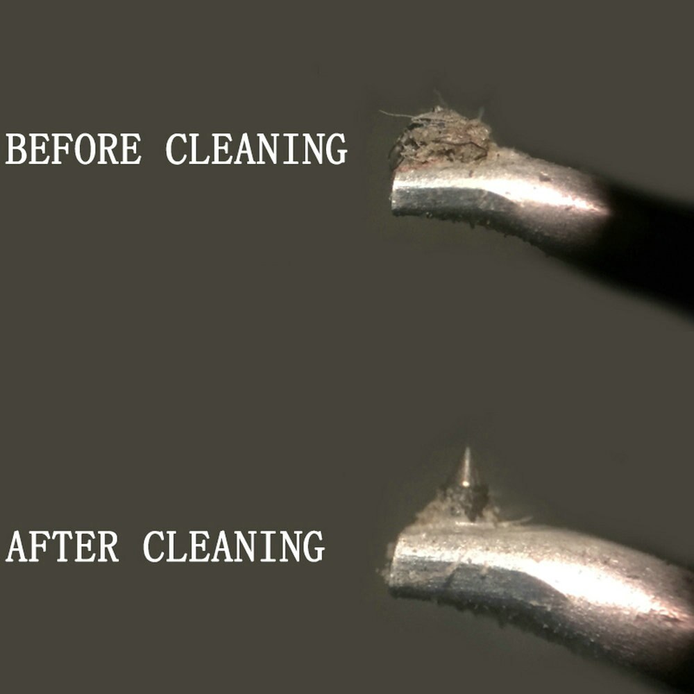 Turntable Stylus Needle Cleaning Gel Kit– Premium Anti-Static Vinyl Record Player Cartridge Cleaner