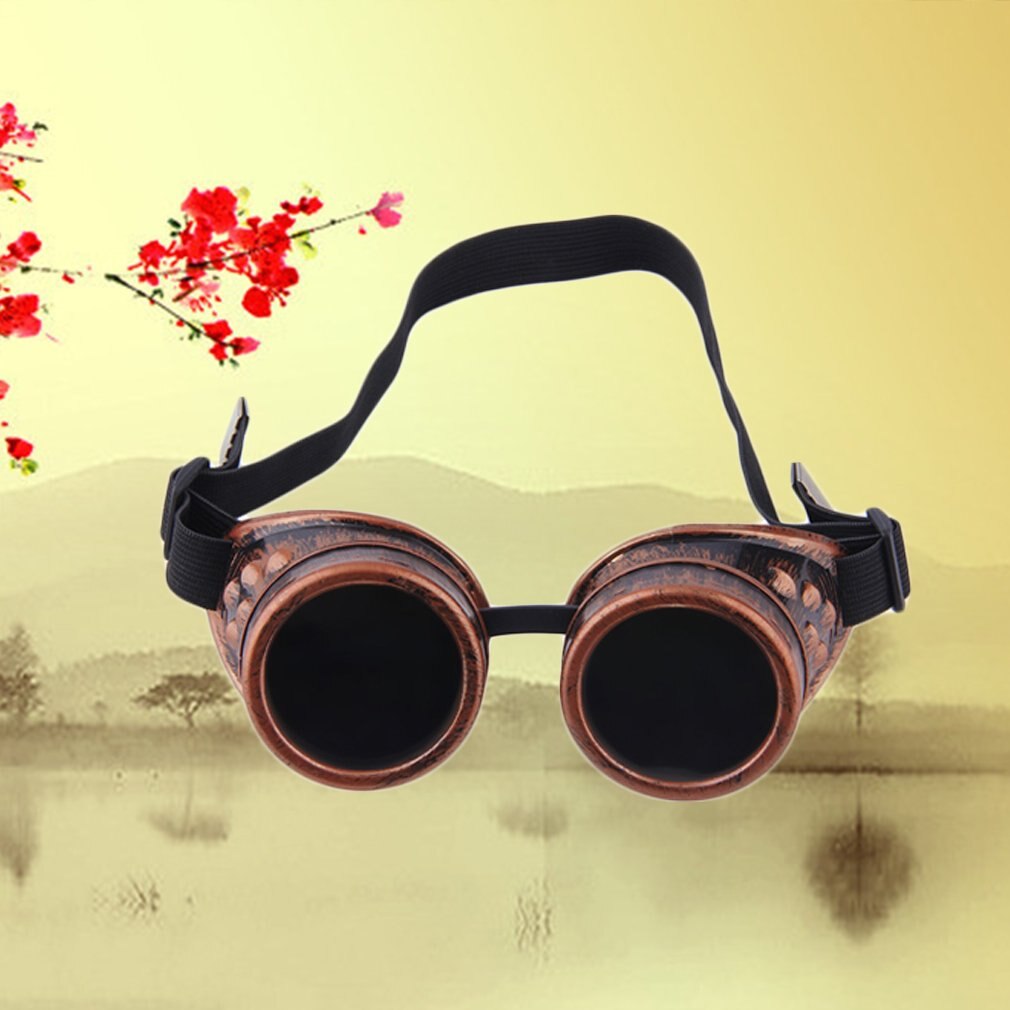 Professionele Cyber Goggles Steam Bril Vintage Lassen Gothic Victoriaanse Outdoor Sport Fiets Zonnebril
