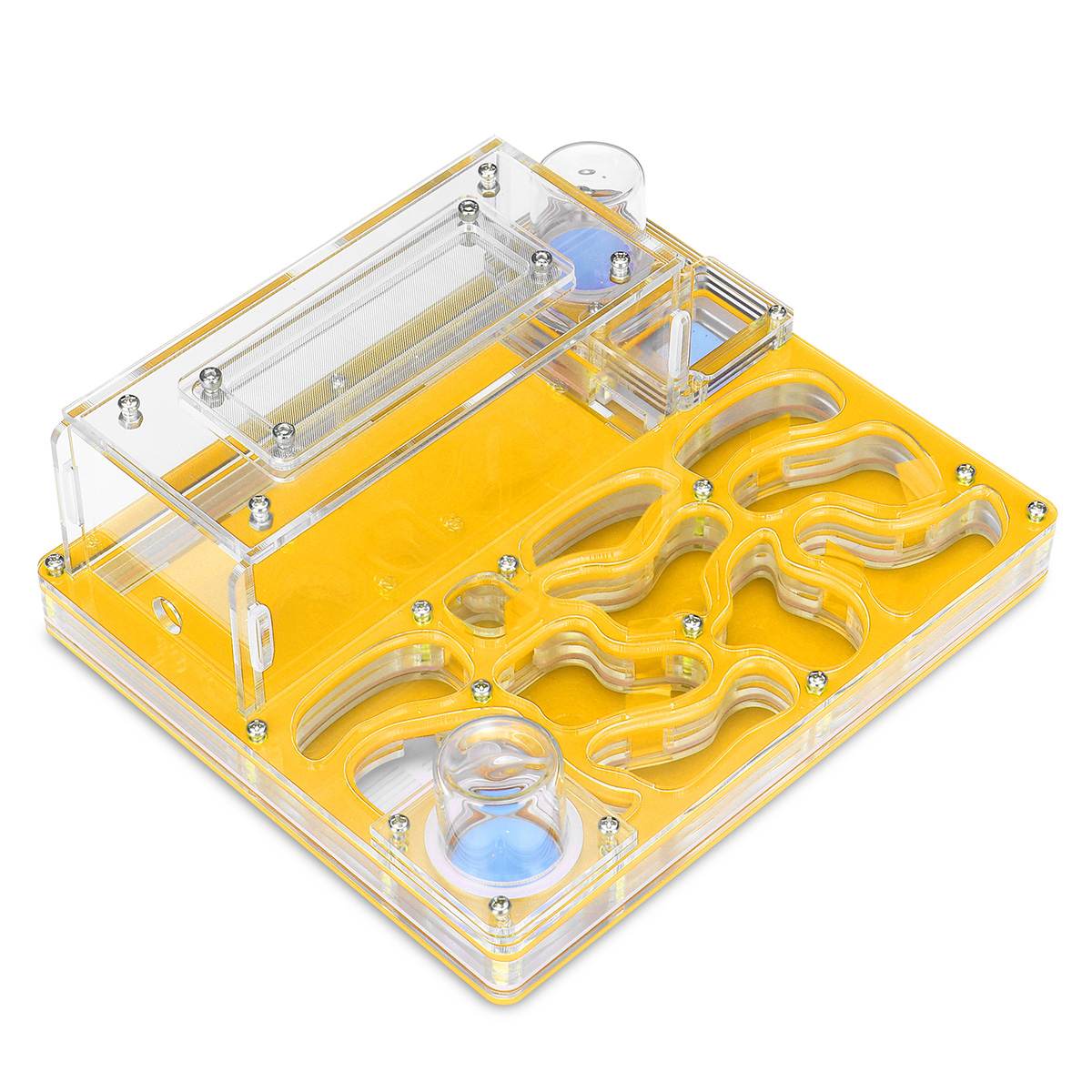 DIY Acryl Flat Ant Farm Large Ant Nest with Feeding Area Water Feeder Ant House Pet Anthill Workshop Multiple Colour