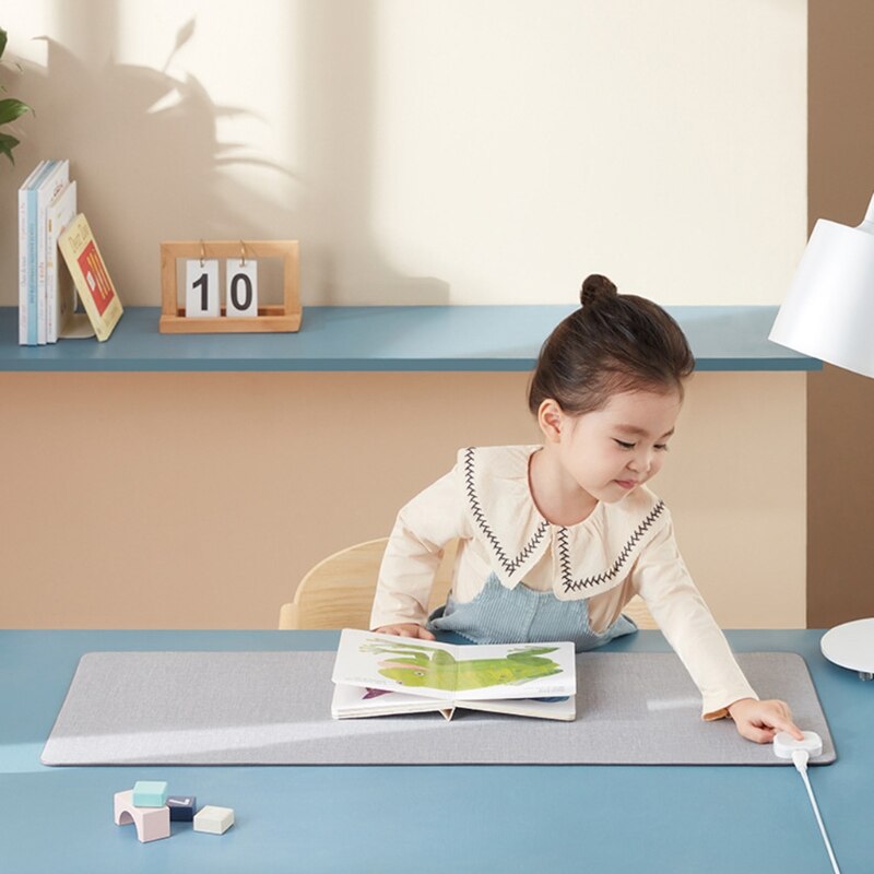 Warm Desk Pad, 3 Speeds Touch Control Warm Big Mouse Pad, Extended Edition Gaming Mouse Mat, Foot Warmer Pad