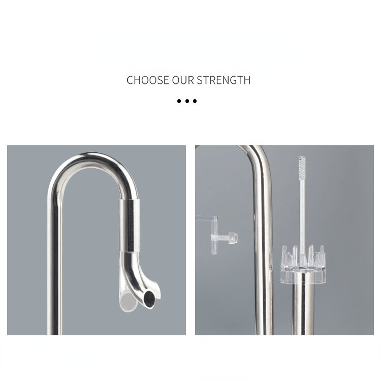 Aquarium Filter Rvs Externe Filter Accessoires Inlaat En Uitlaat Water Verwijderen Olie Film Lelie Buis Aquarium Filter