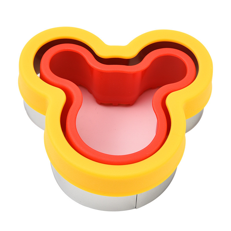 Máquina cortadora y selladora de sándwiches, cortadora de plástico para galletas, herramientas de cocina para el hogar, moldes para hornear, corte: Chocolate