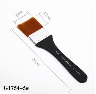 Pincel de lana de nailon para pintura de acuarela, pigmento de pintura acrílica, pincel para pintar Graffiti, suministros de herramientas de arte (2 #3/4 #/5 #6 #7 #8 #): 5cm