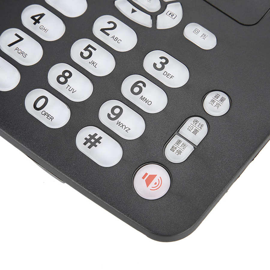 telefon Business Office Domestic Fixed Telephone Hanging Landline Hands-free Calls No Battery Night light