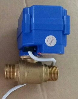 Vanne d'eau motorisée 8s CR03 CR04 CWX-25s AC85-265V V 110V DN15 laiton BSP, alésage réduit, vanne électrique mâle-mâle pour l'eau, 220