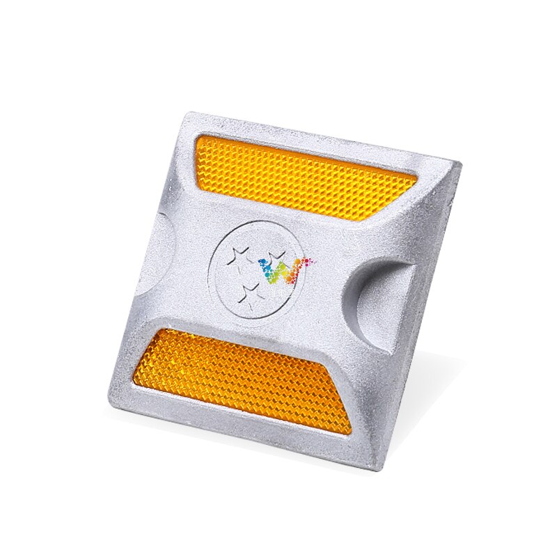 Commercial Grade Reflective yellow reflective road marker aluminum traffic safety road stud