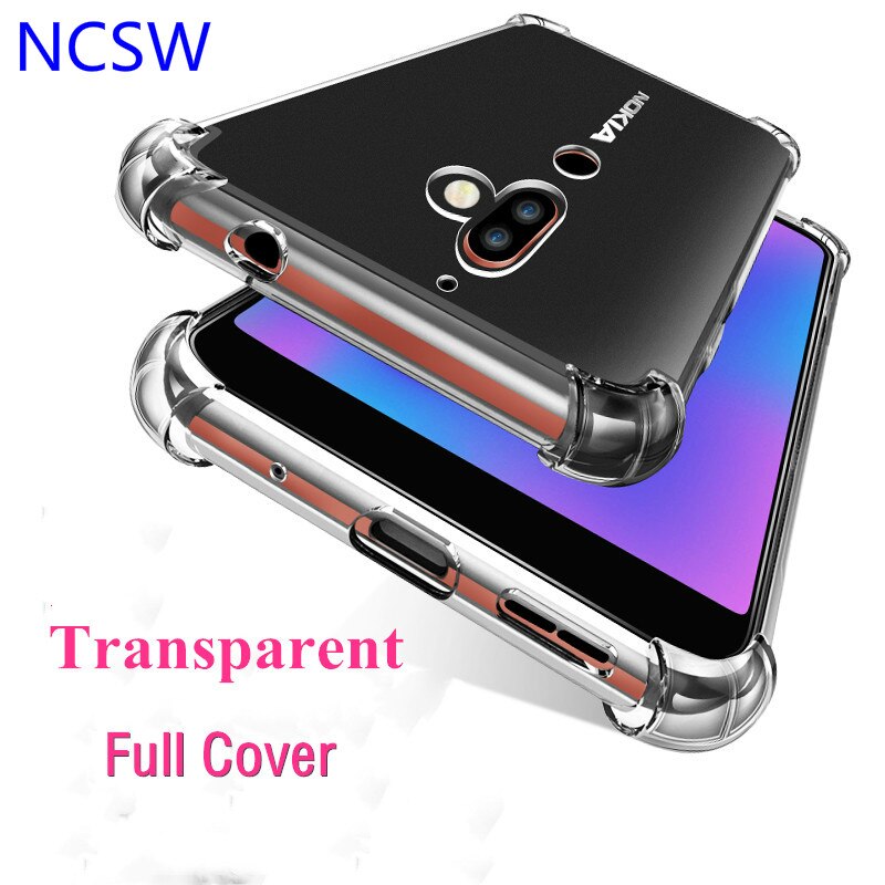 Shock-Proof Case for Nokia 2 3 5 6 7 8 TPU Phone Case Cover for Nokia 6 2.1 3.1 5.1 6.1 7.1 7 Plus Dual Slim Full Cover Cas