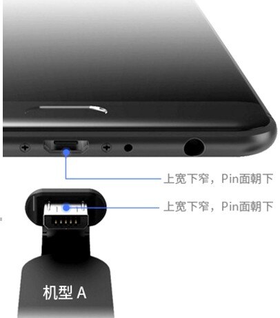 Câble de chargement Micro USB noir de 1M | Pour Iphone Android Gaming cordon de charge de Type C câbles de chargeur rapide de jeu avec support de téléphone: Micro USB 1
