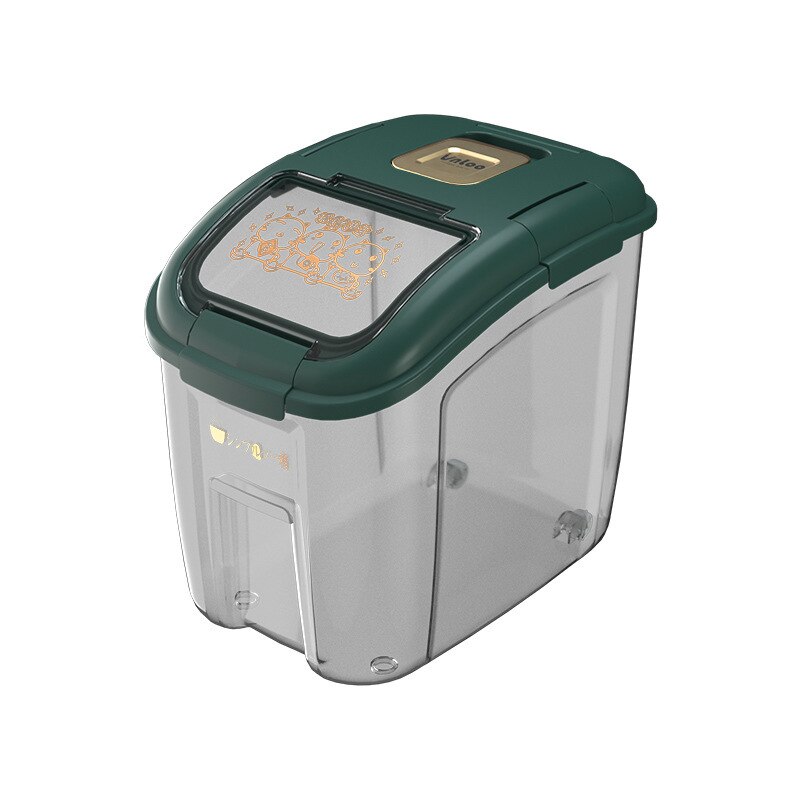 Contenedor grande de cocina de 5-25KG, cubo a prueba de insectos, a prueba de humedad, tarro sellado de grano de arroz, almacenamiento doméstico, caja de tienda de comida para perros y Mascotas