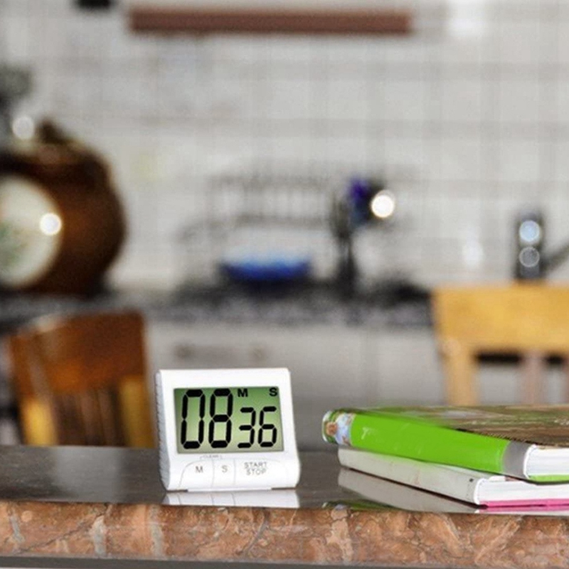 Digital Kitchen Timer Countdown Extra Large Display Strong Magnetic Holder and Retractable Holder