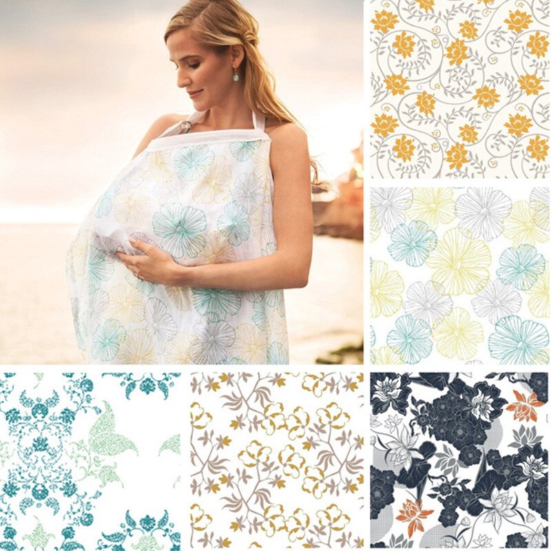 Udder Covers Borstvoeding Verpleging Cover Privacy Babyvoeding Schort Katoen Kind Ademend Doek Babyfoon Hals Cover