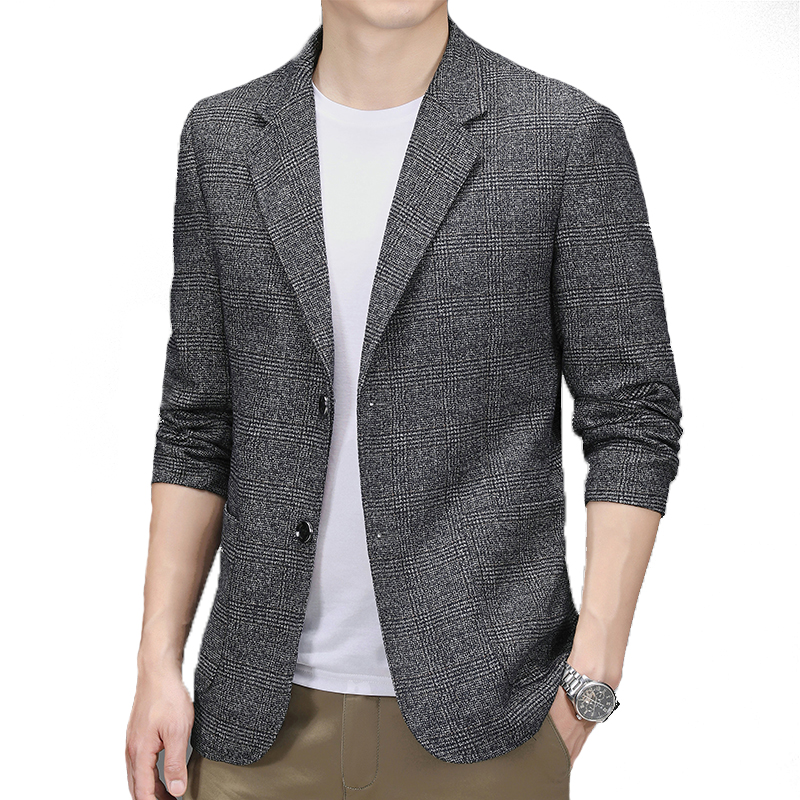 Spring Autumn Blazers Men Slim Casual Business Handsome Suits Men's Blazers Tops