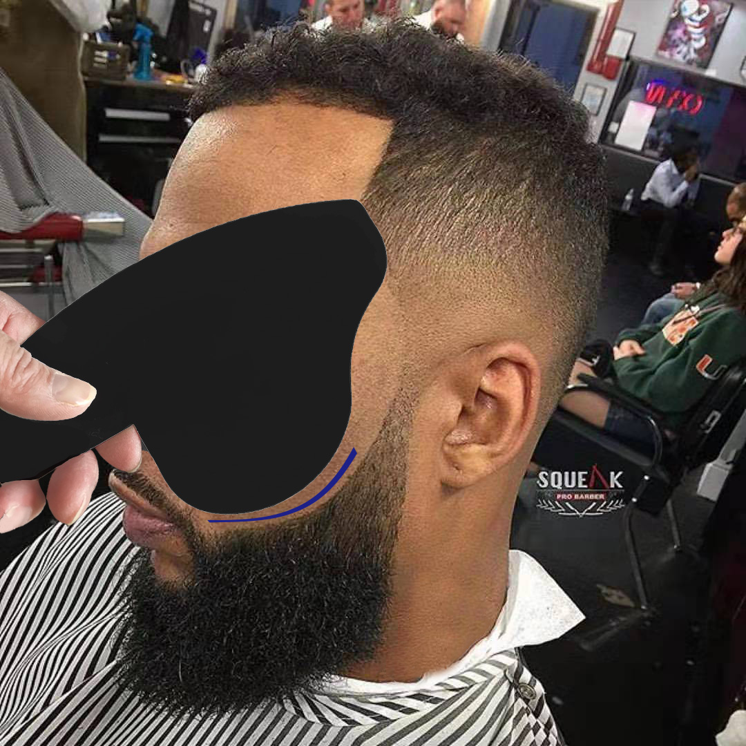 Haarlijn Verbetering Kaart Baard Fiber Dichte Optimalisatie Board Spray Board Kapsel Styling Kaart Haar Styling Tools Voor Kapper