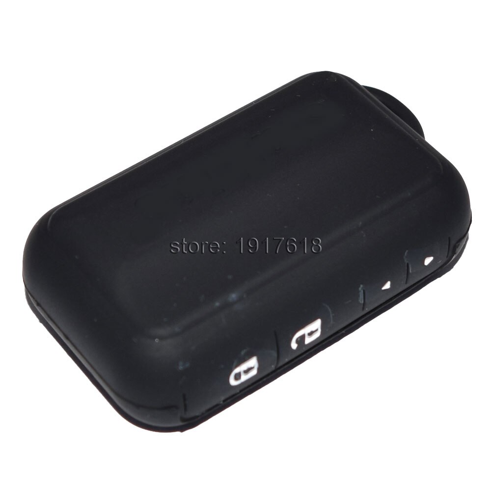 Fundas de silicona Color negro E60 para Starline ruso E60 E61 E62 E90 llavero LCD de dos vías con control remoto