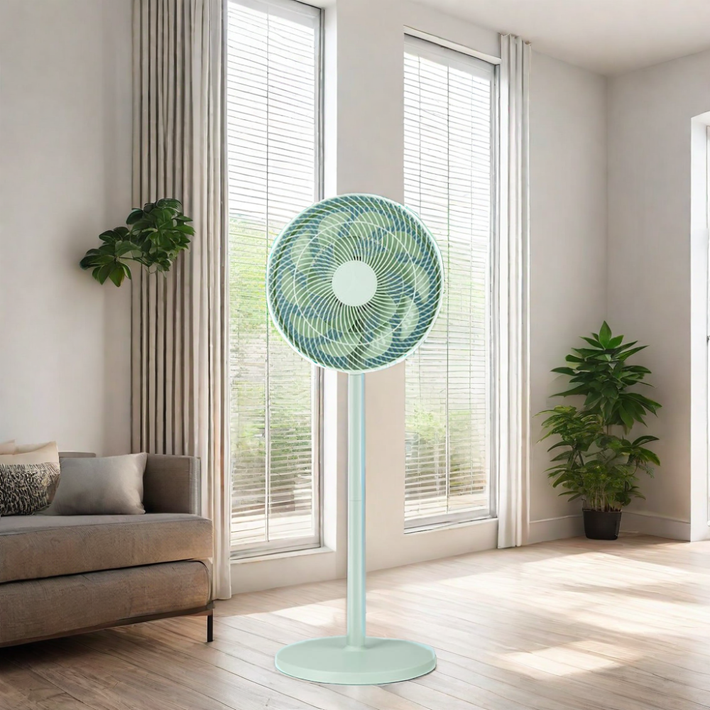 desktop fan vertical floor fan large air volume shaking electric fan