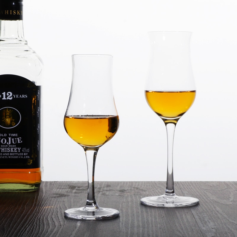 Crystal Whiskey Glass Smell Glass Tasting Glass Tall Tulip Sweet Wine Glass Spirit Glass