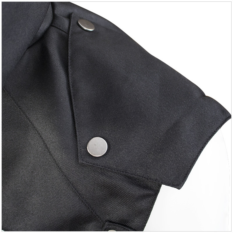 Gothic Punk Hood Cape Cowl Scarf Halloween Hat Adult Cosplay Assassin Devil Witch Costume Horror Accessory For Men Women Black