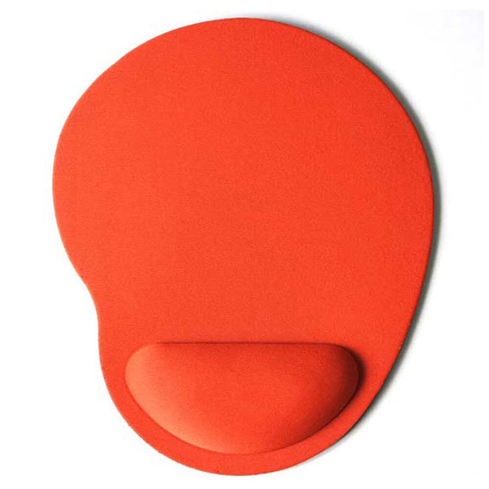 Tapis de souris EVA de couleur unie, tapis de Table de jeu confortable avec Support de poignet antidérapant: type A orange