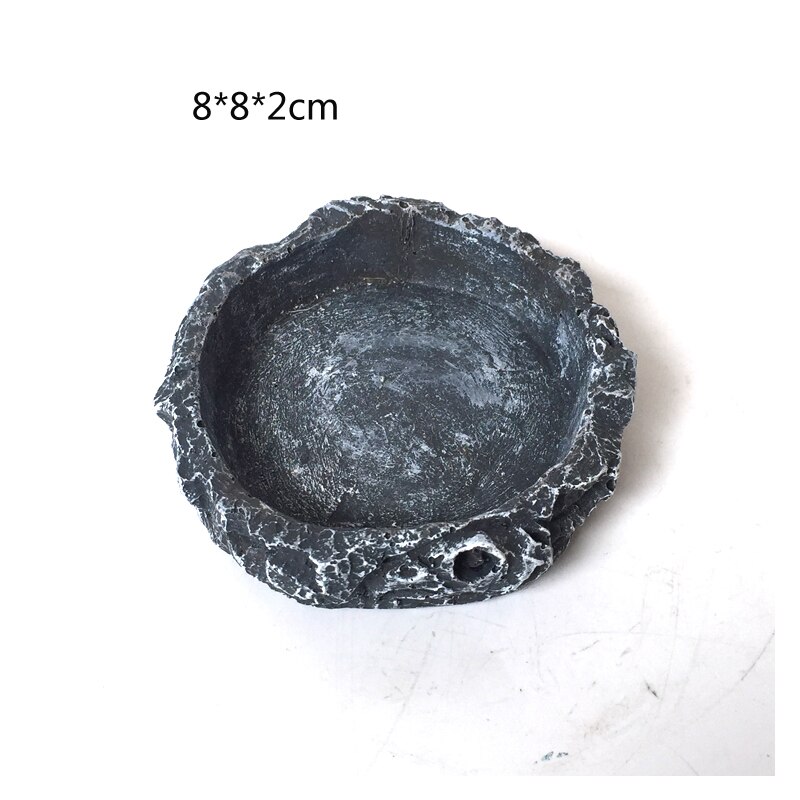 Żywica gad akcesoria podajnik przyssawka pijący żółwie miska żółw Terrarium lampart gekon akcesoria przyssawka: 2