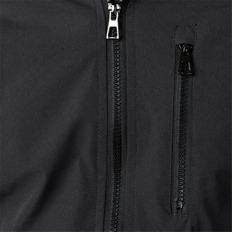 2022 efterår vinter jakke med hætte lynlås herre streetwear bomberjakke windbreaker herre sportstøj frakke slim fit pilot outwear