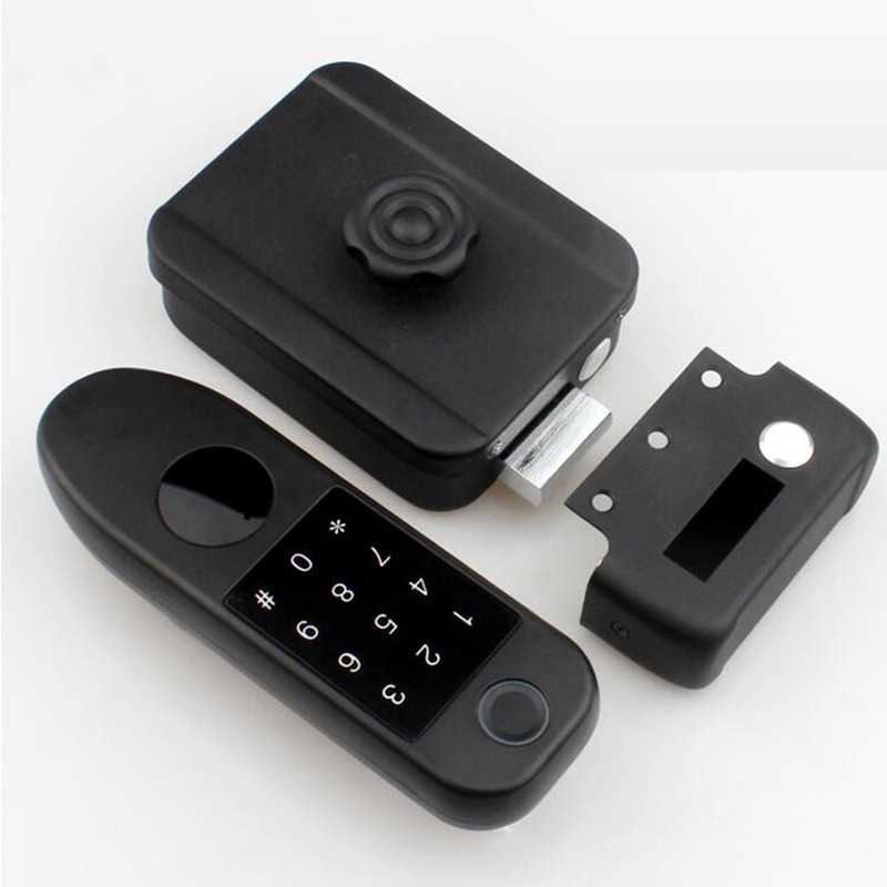 Waterproof Fingerprint lock Electric Door Lock Hidden lock ID Key Battery Digital Lock Gate opener Garden lock