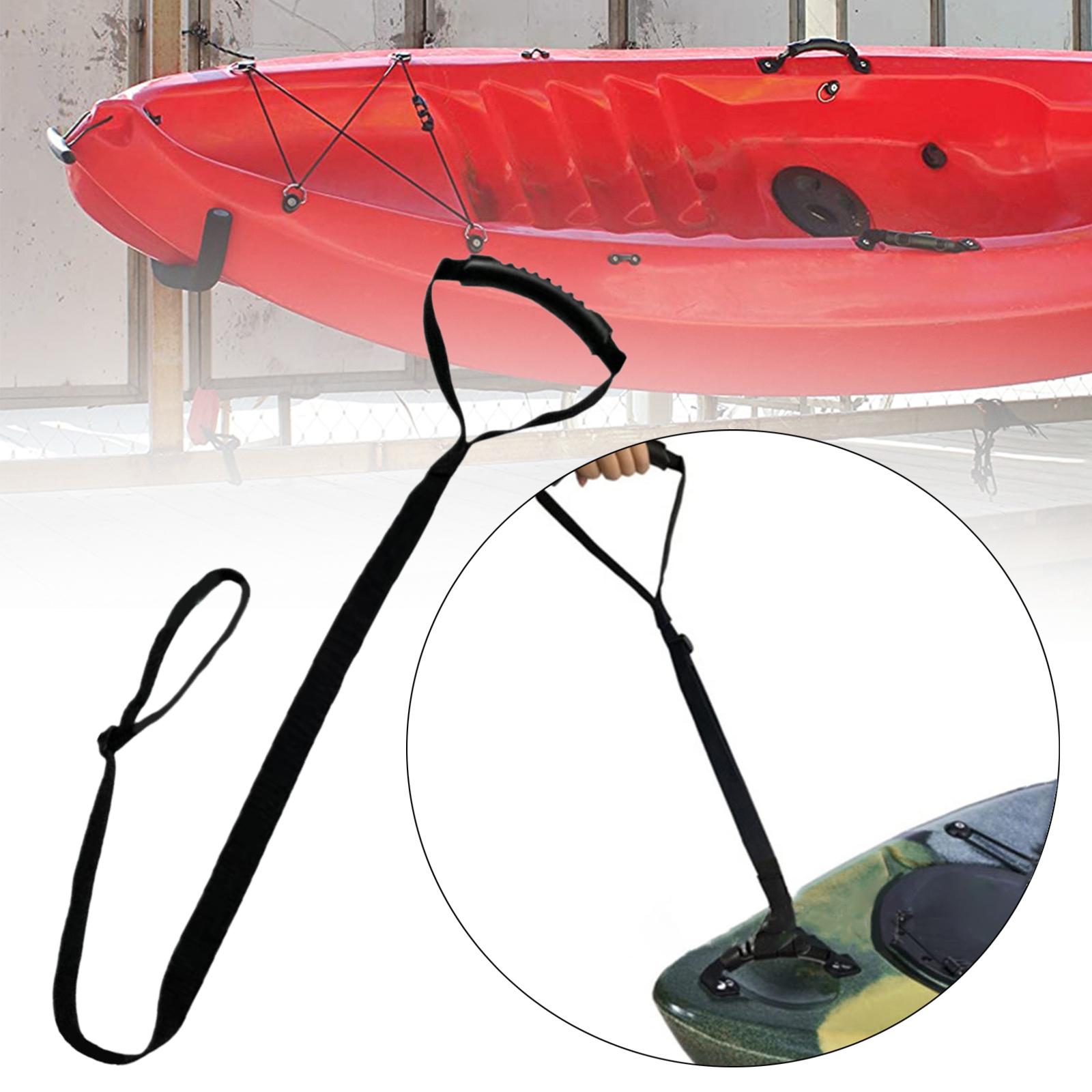 Kayak Stand up Assist Strap Adjustable Length from 33-55 inch Dragging Accessories for Kayaker Multi Purpose Strong Handle