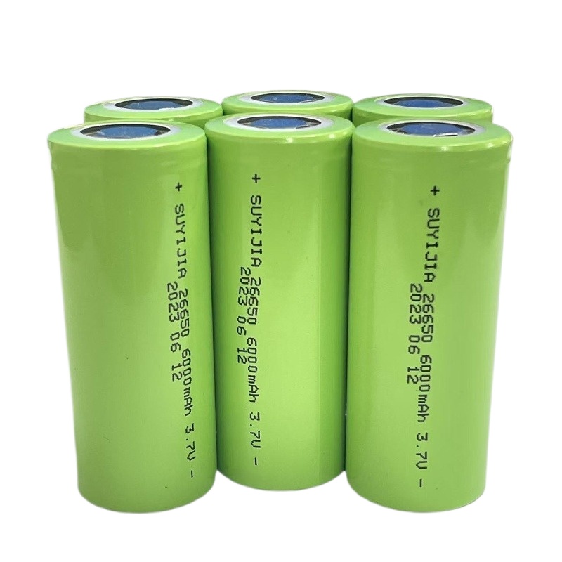 26650 Battery 3.7V 6000mah Lithium Li-ion Rechargeable Power Batteries for LED Flashligh Wireless Microphone Electric Toy