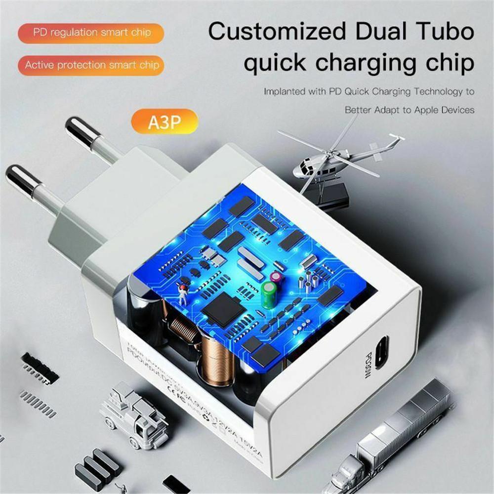 30W Pd Charger Usb Type-C Reizen Lader Snel Opladen Compatibel Voor Iphone Ipad Pro Macbook Tablet Usb C Quick Charge 4.0 3.0 Qc