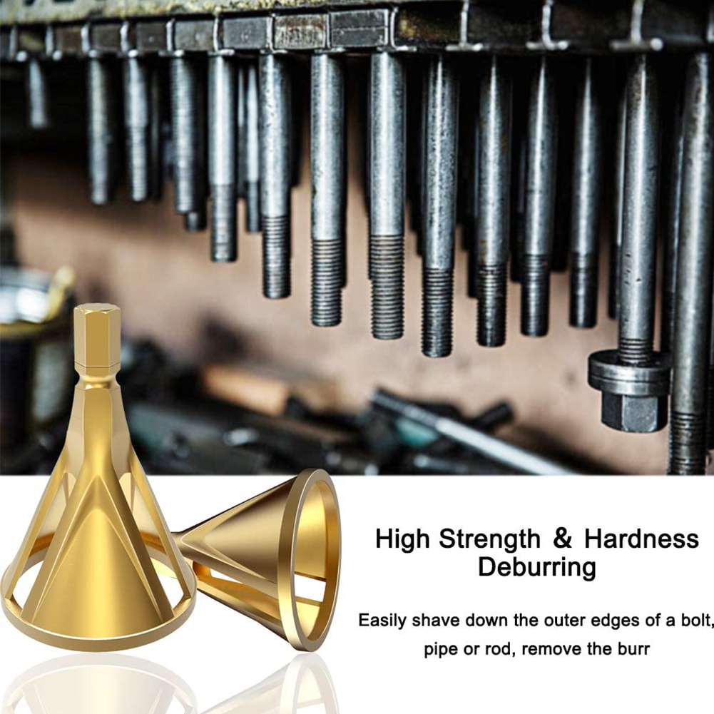 Hex Handle HSS Deburring External Chamfer Tool Stainless Steel Remove Burr Tools for Metal Drilling Tools
