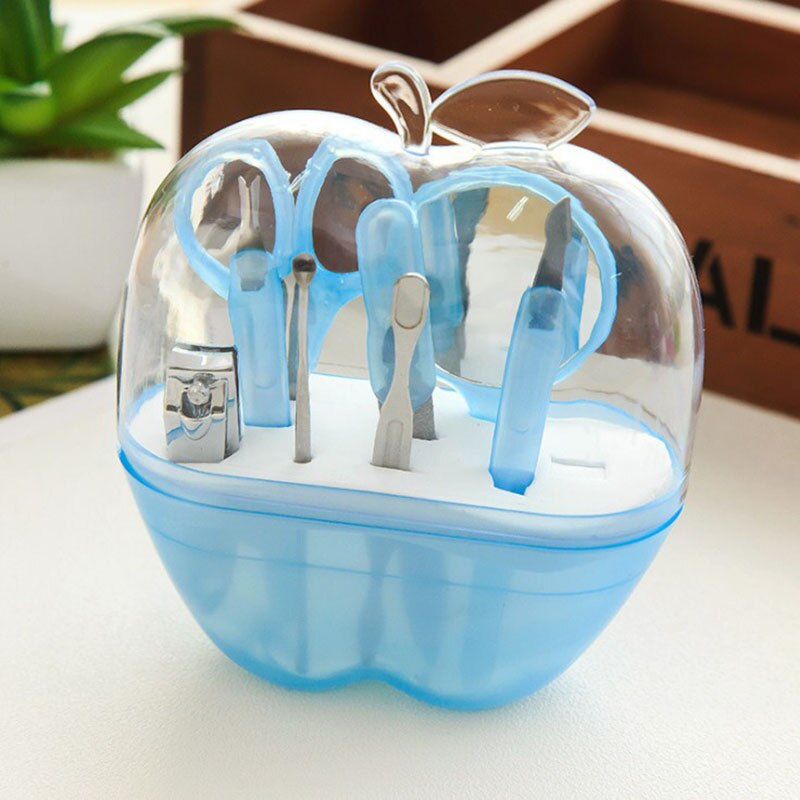 Apple Manicure set Wedding Favors And Wedding Giveaway For Guests Wedding Souvenirs Party Supplies 1 set: Blue