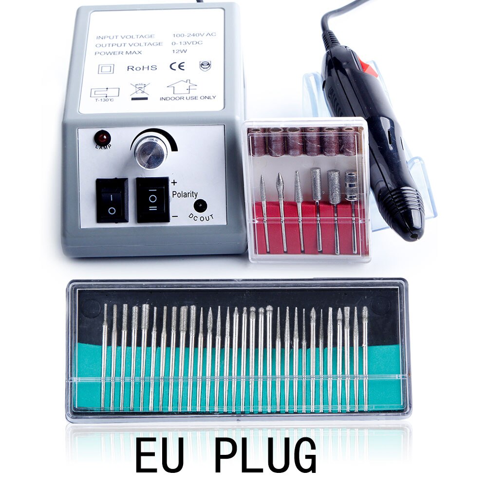 Perceuse à ongles électrique 20000, ensemble de mèches, Machine de manucure, Kit d'outils pour pédicure, lime à ongles électrique, Machine de polissage: ZH1430-4