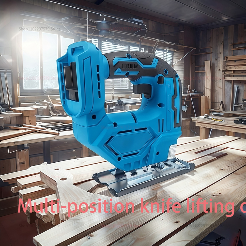 Electric arc-shaped brush saw, wireless, portable, multi-functional, lithium battery for electric woodworking tools