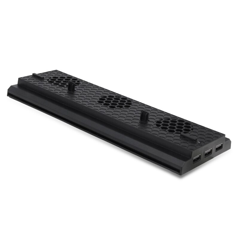 Vertical Stand Host Cooling Fan Holder External Cooler USB Ports Fans for One X Game Console