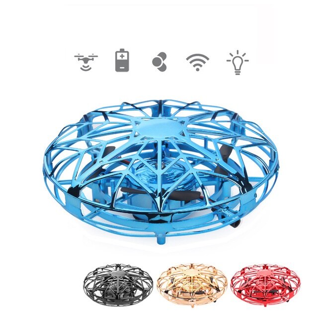 Vier As Uav Hand Multi Persoon Interactieve Intelligente Vliegende Schotel Gebaar Sensing Voertuig Ufo